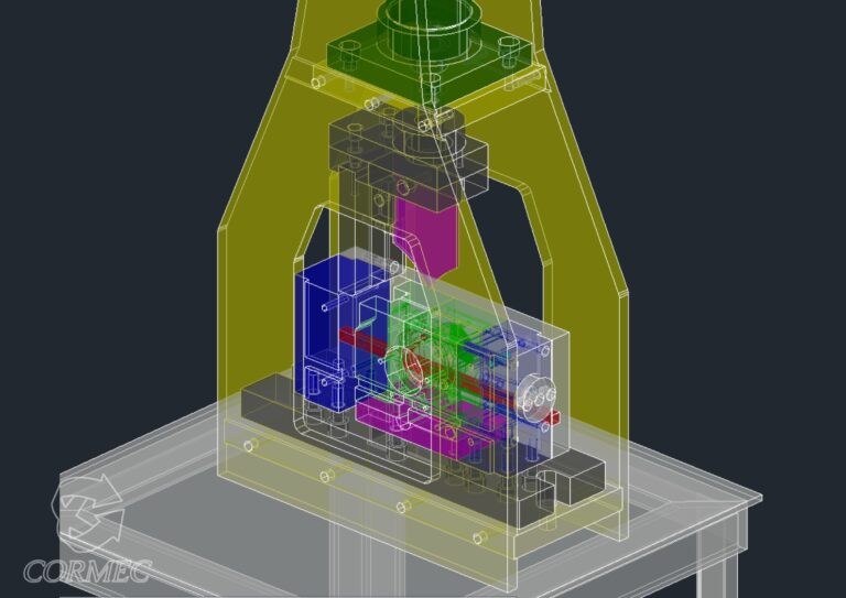 Diseño de prensa hidraulica para matriz de corte.
