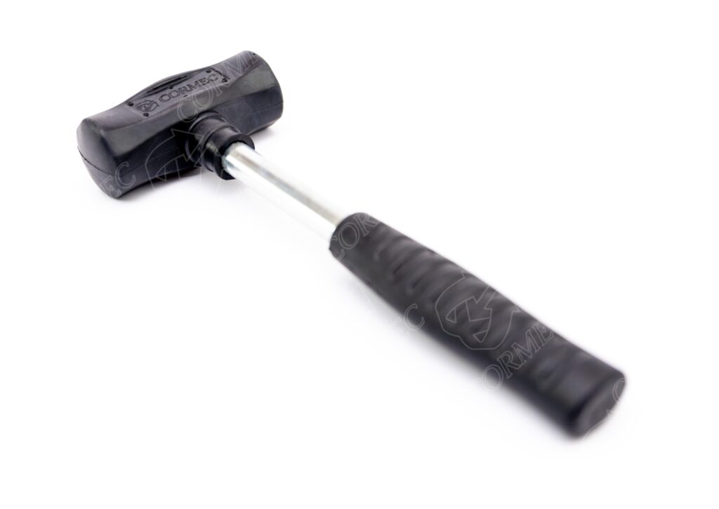 Martillo de goma para colocación de ceramica y porcelanato.